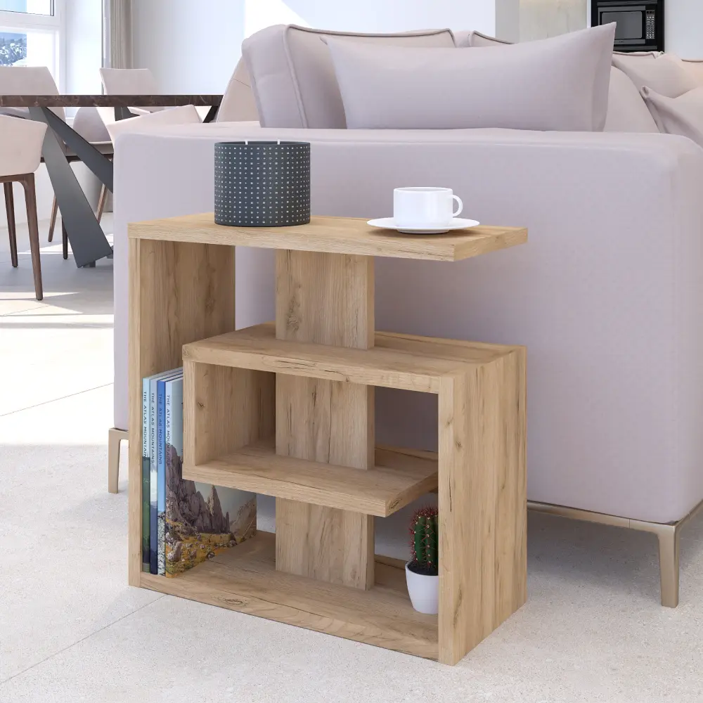 Etajera Tempo Kondela Vandia (Artisan Oak)