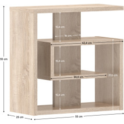 Etajera Tempo Kondela Vandia (Sonoma Oak) Thumb
