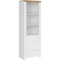 Стеллаж Tempo Kondela Vilgo (Glossy White/Wotan Oak) Thumb