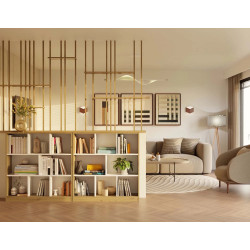 Стеллаж TopEshop Fiesta 8P (Artisan Oak/White) Thumb