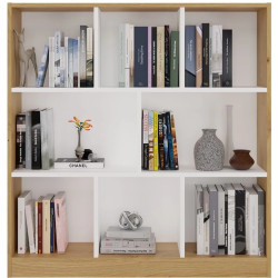 Стеллаж TopEshop Fiesta 8P (Artisan Oak/White) Thumb