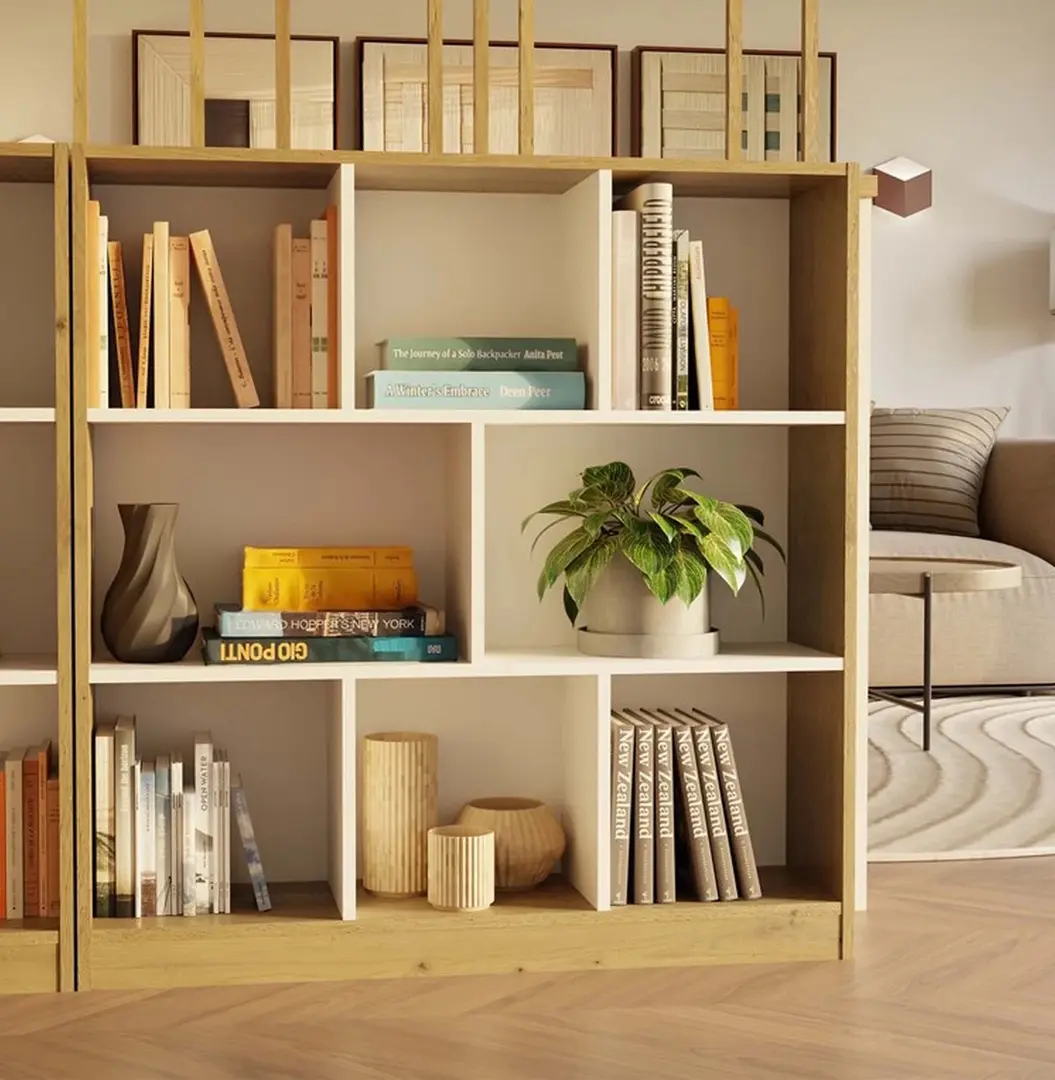 Стеллаж TopEshop Fiesta 8P (Artisan Oak/White)