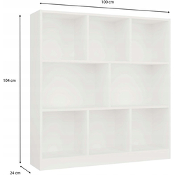 Etajera TopEshop Fiesta 8P (White) Thumb