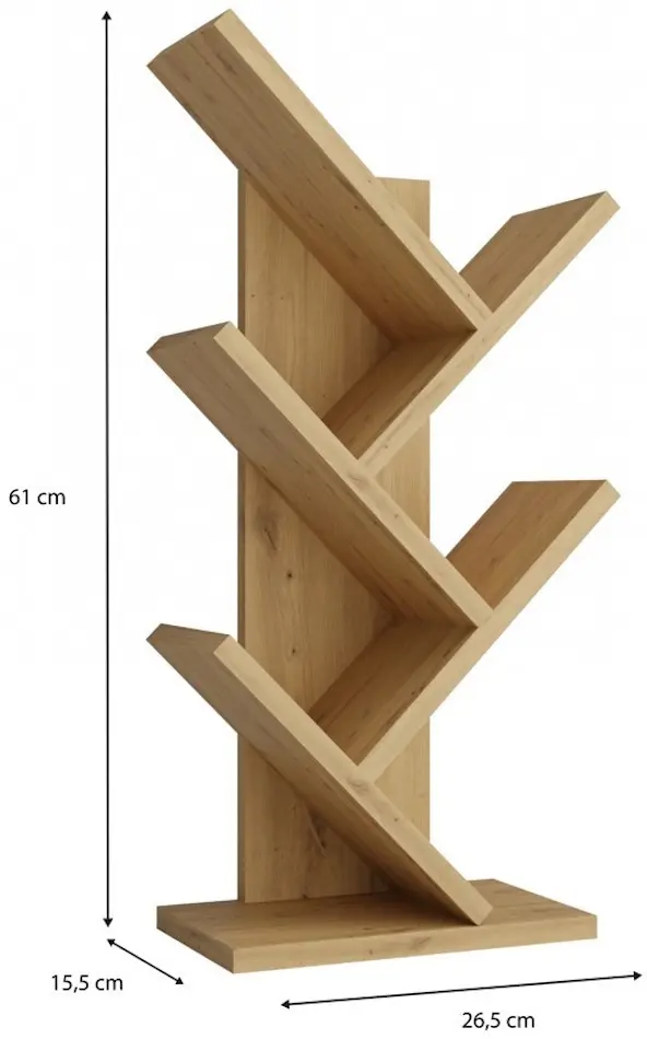 Стеллаж TopEshop Funny Mini (Artisan Oak) - 6