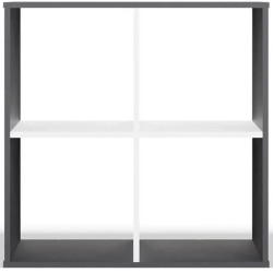 Etajera TopEshop Malax 2x2 (Anthracite/White) Thumb
