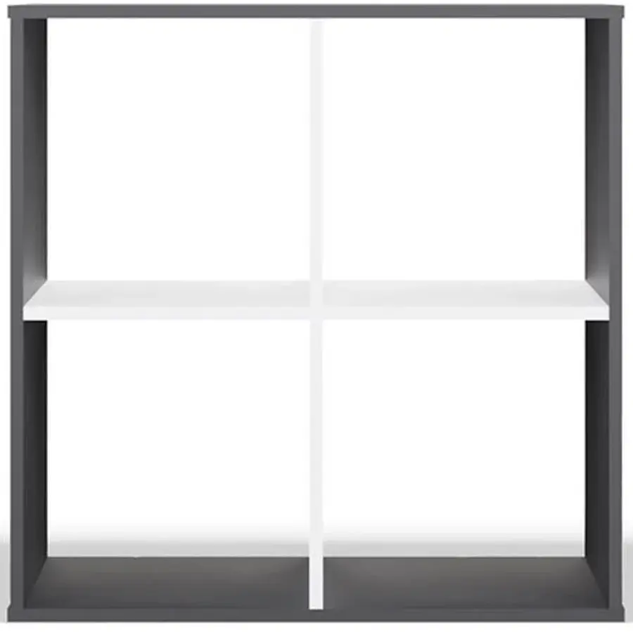 Etajera TopEshop Malax 2x2 (Anthracite/White) - 3