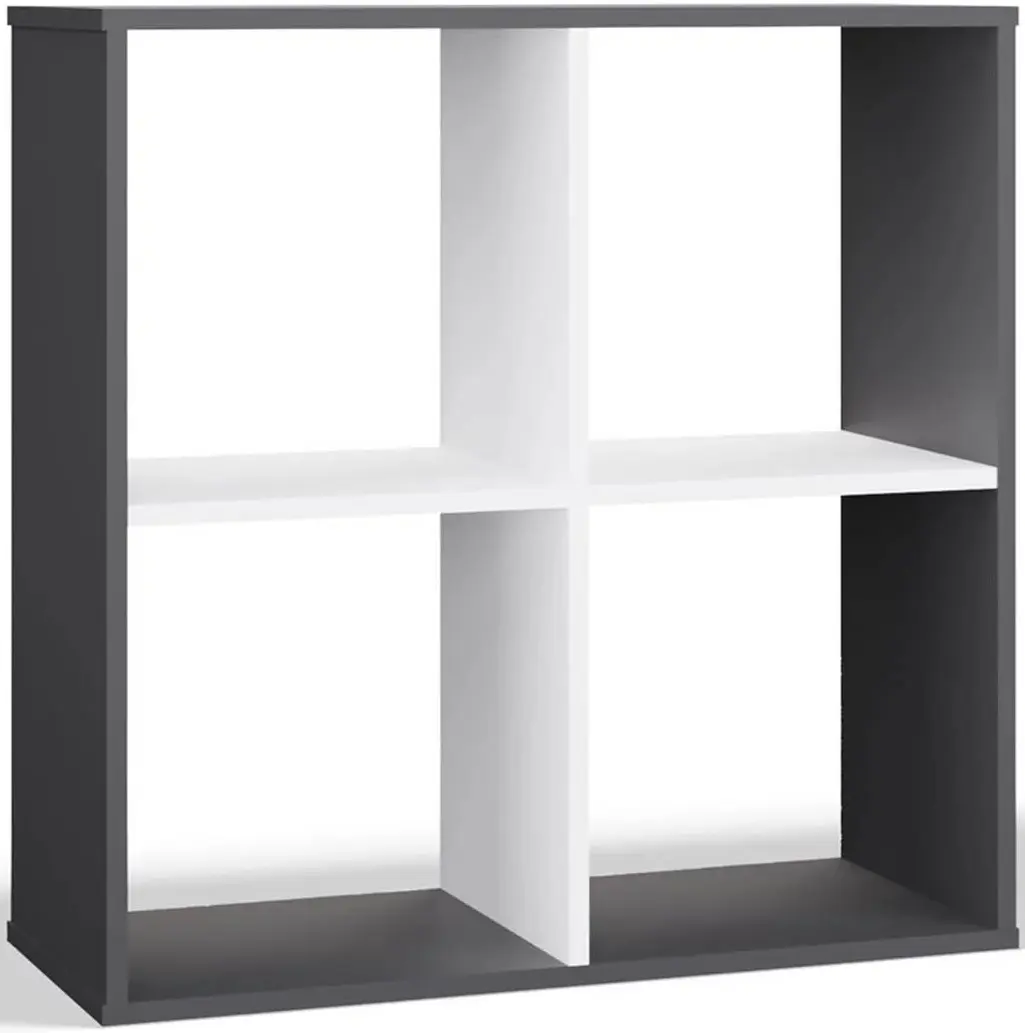 Etajera TopEshop Malax 2x2 (Anthracite/White) - 4