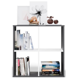 Etajera TopEshop Malax 2x2 (Anthracite/White) Thumb