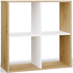 Стеллаж TopEshop Malax 2x2 (Artisan Oak/White) Thumb