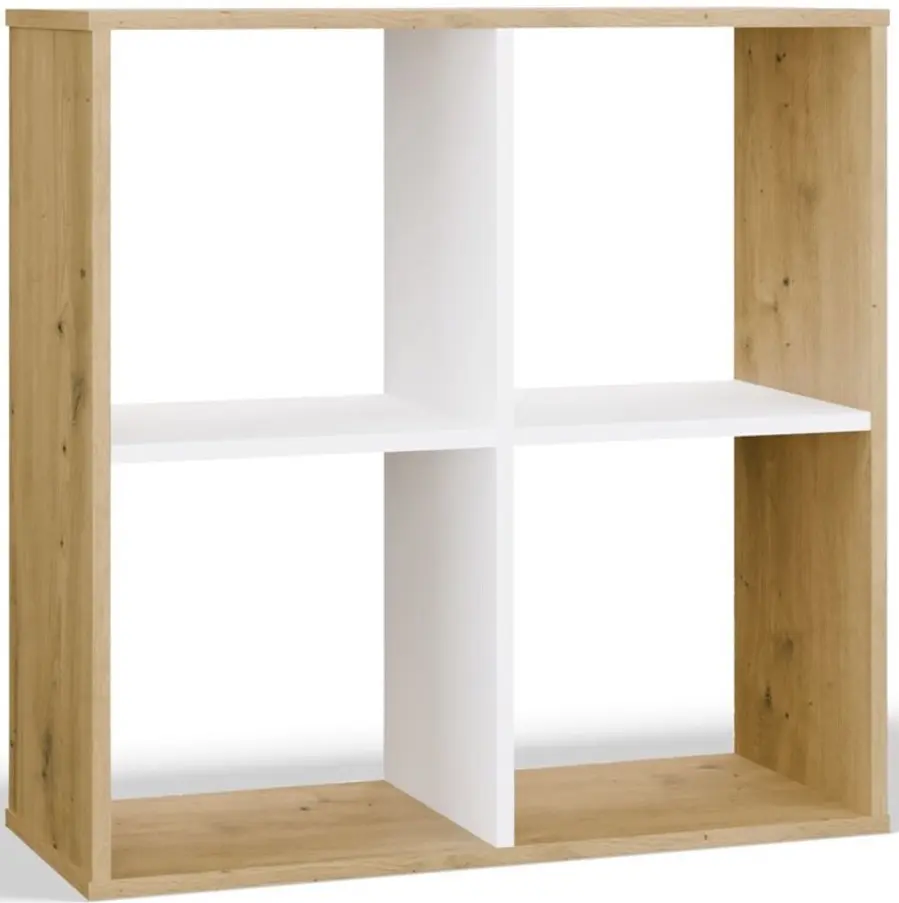 Стеллаж TopEshop Malax 2x2 (Artisan Oak/White) - 3