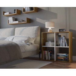 Стеллаж TopEshop Malax 2x2 (Artisan Oak/White)