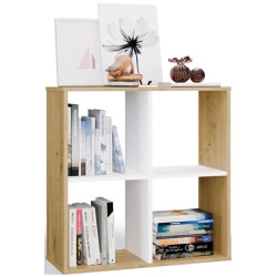 Стеллаж TopEshop Malax 2x2 (Artisan Oak/White) Thumb