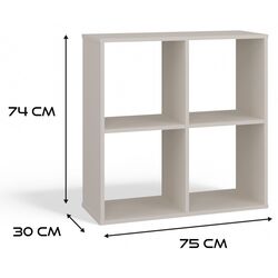 Etajera TopEshop Malax 2x2 (Cashmere) Thumb