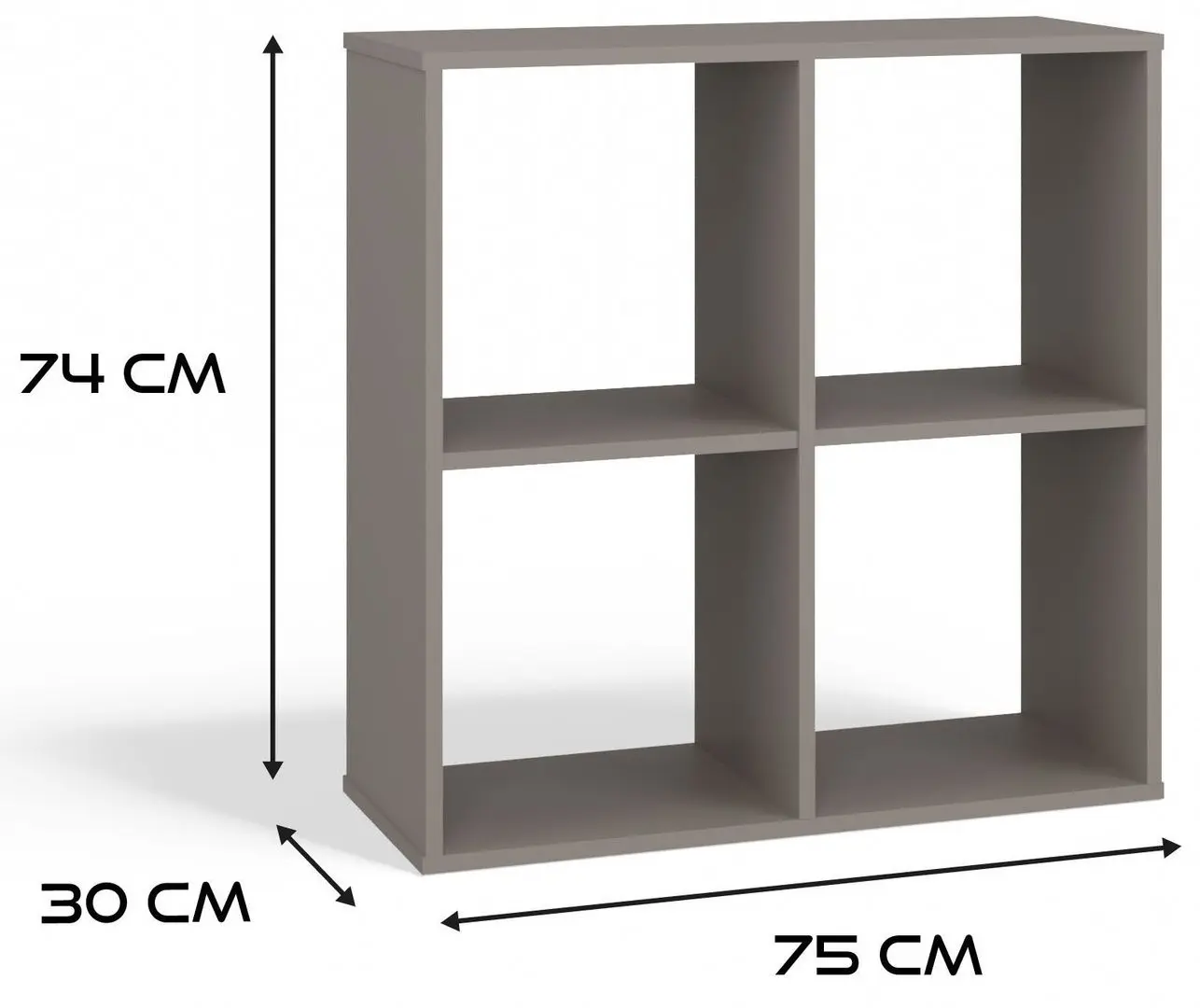 Etajera TopEshop Malax 2x2 (Clay)