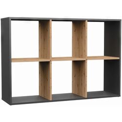 Стеллаж TopEshop Malax 2x3 (Anthracite/Artisan Oak) Thumb