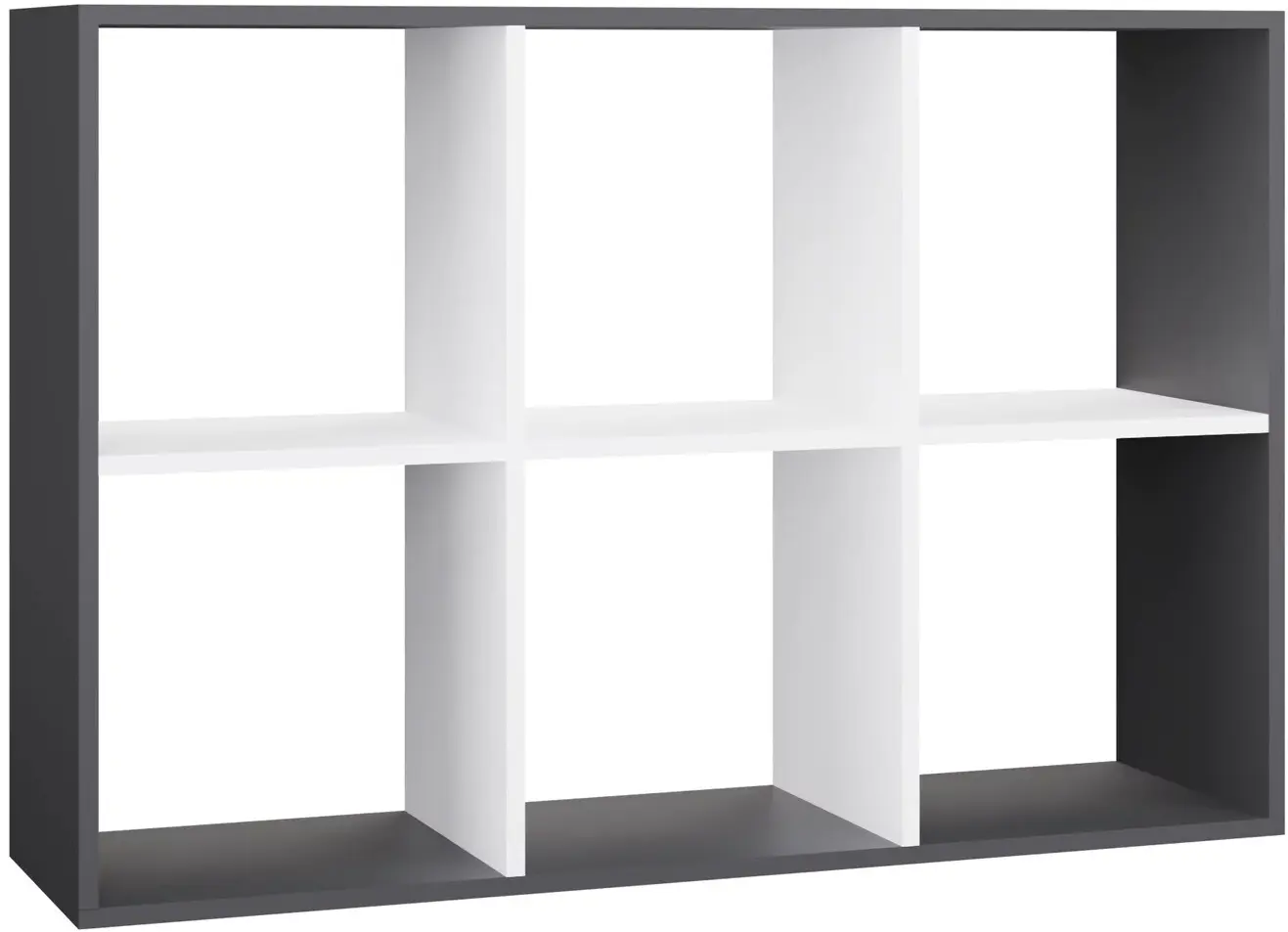 Etajera TopEshop Malax 2x3 (Anthracite/White) - 3