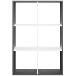 Etajera TopEshop Malax 2x3 (Anthracite/White) Thumb