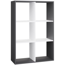 Etajera TopEshop Malax 2x3 (Anthracite/White) Thumb