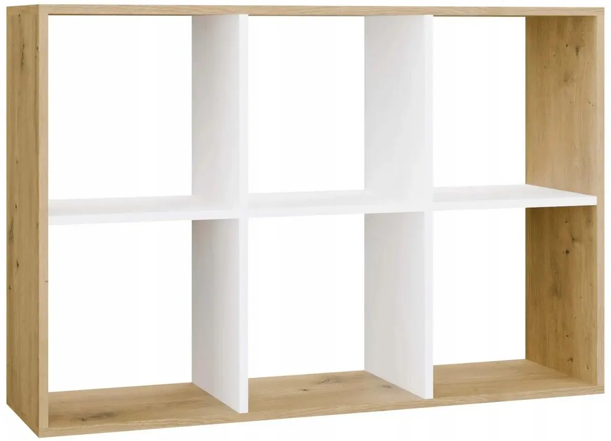 Стеллаж TopEshop Malax 2x3 (Artisan Oak/White) - 3