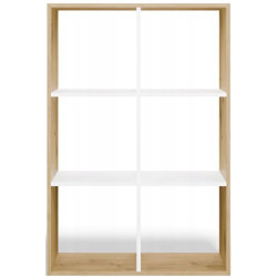 Стеллаж TopEshop Malax 2x3 (Artisan Oak/White) Thumb