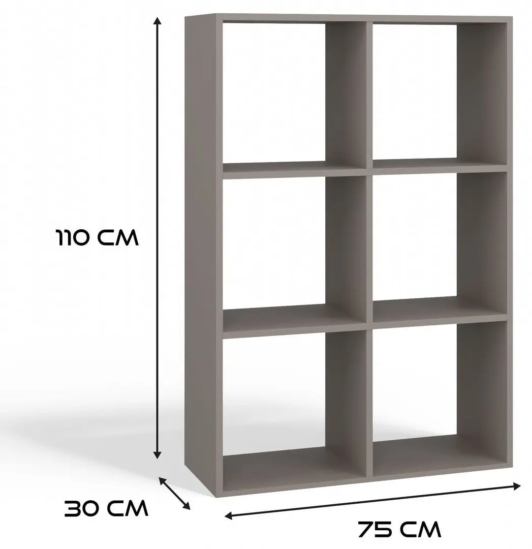Etajera TopEshop Malax 2x3 (Clay)