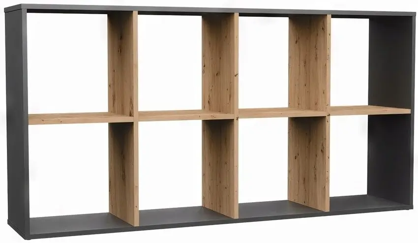 Стеллаж TopEshop Malax 2x4 (Anthracite/Artisan Oak)