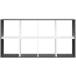 Etajera TopEshop Malax 2x4 (Anthracite/White) Thumb