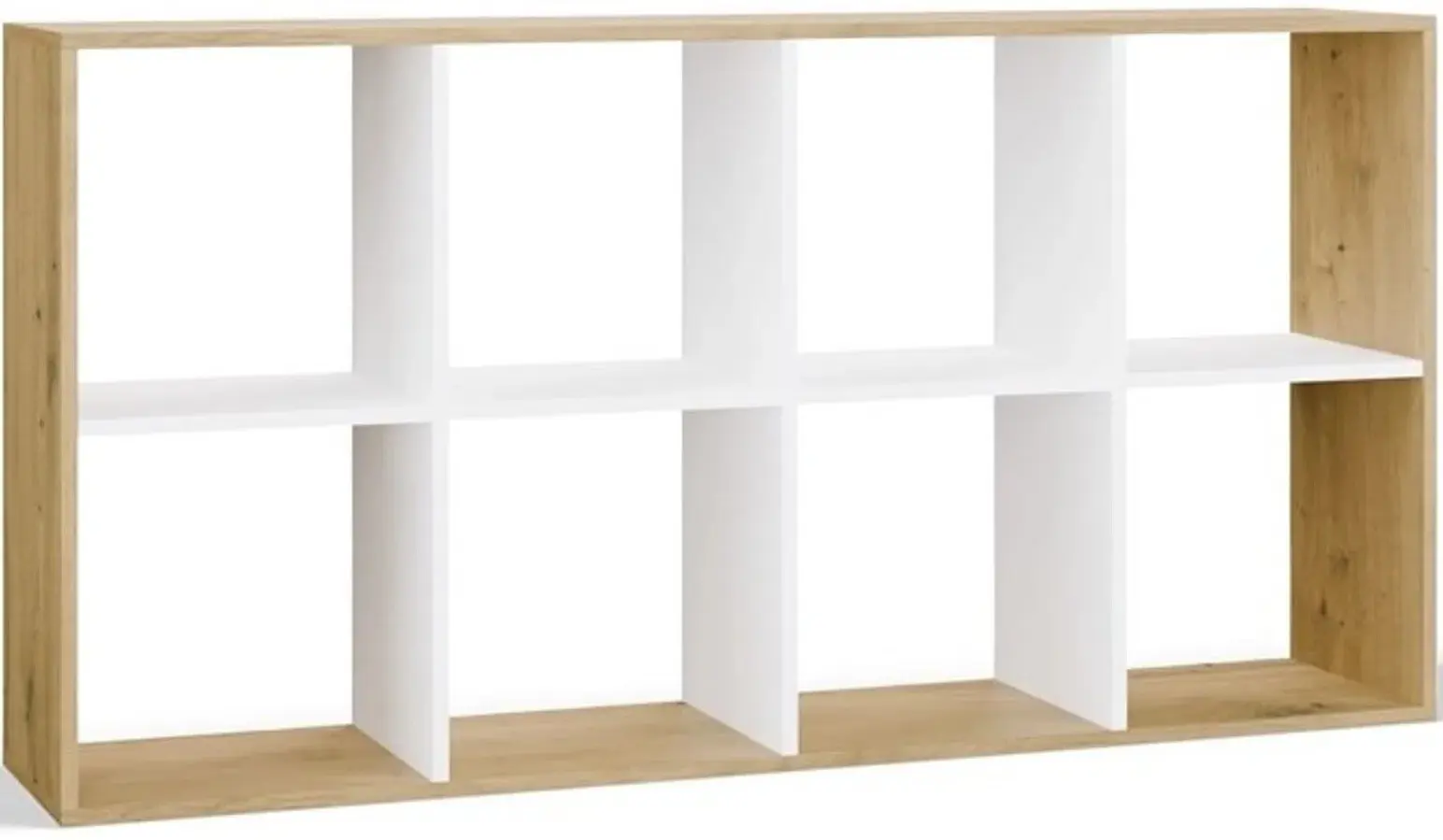 Etajera TopEshop Malax 2x4 (Artisan Oak/White) - 4