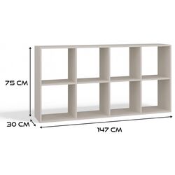 Etajera TopEshop Malax 2x4 (Cashmere) Thumb