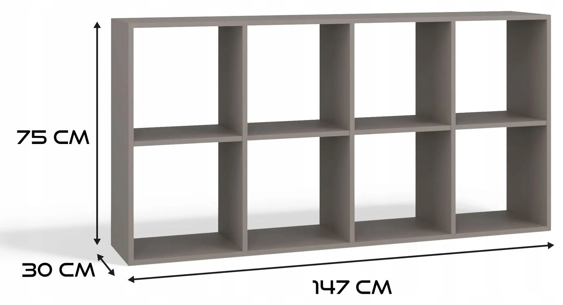 Etajera TopEshop Malax 2x4 (Clay)