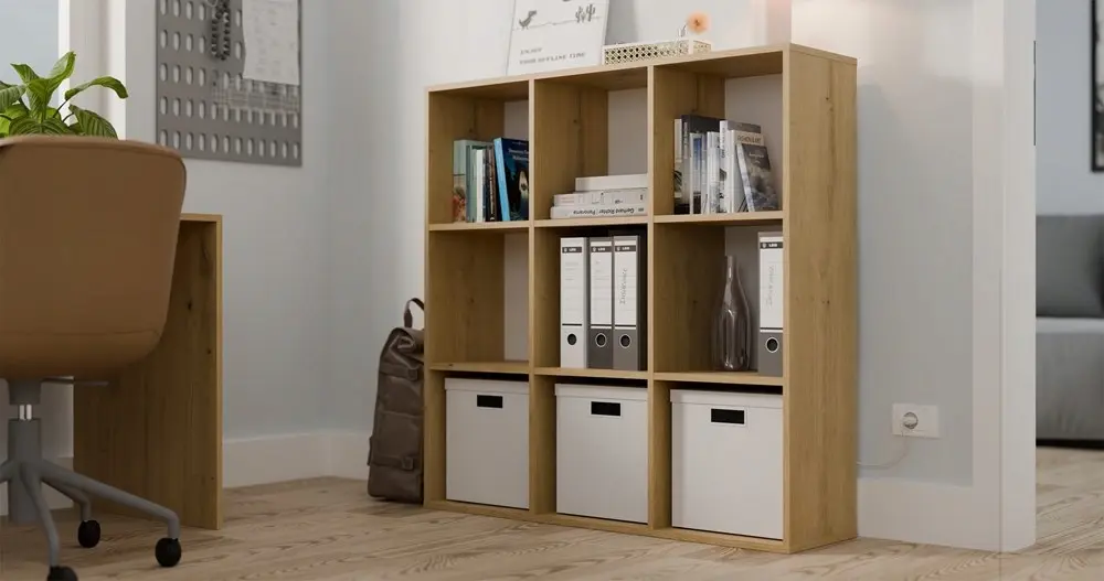 Etajera TopEshop Malax 3x3 H (Artisan Oak)