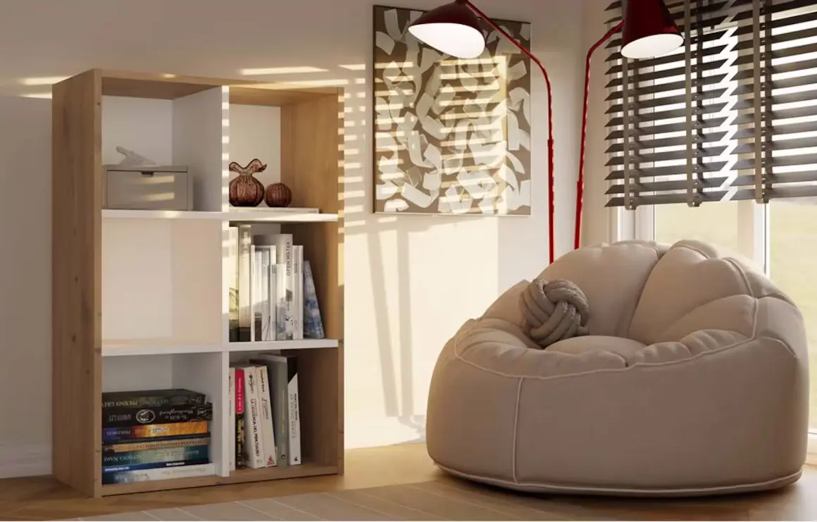 Etajera TopEshop Malax Mini 2x3 (Artisan Oak/White) - 2