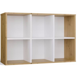 Etajera TopEshop Malax Mini 2x3 (Artisan Oak/White) Thumb