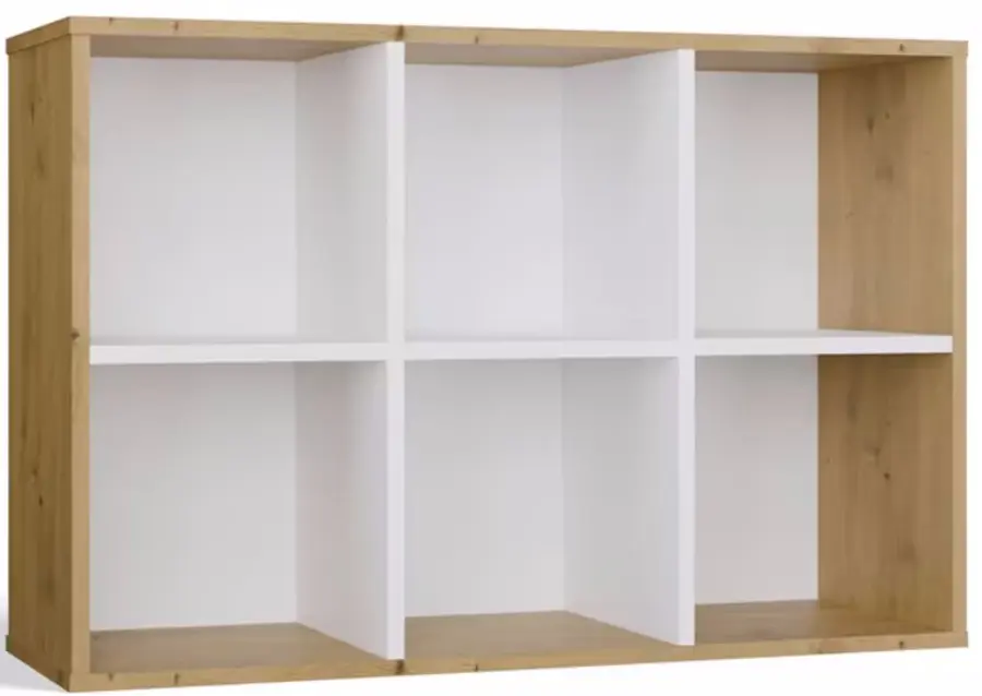 Etajera TopEshop Malax Mini 2x3 (Artisan Oak/White) - 3