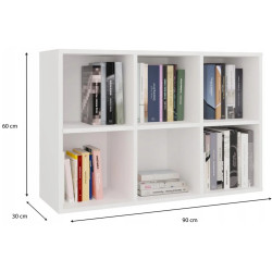 Etajera TopEshop Malax Mini 2x3 (White) Thumb