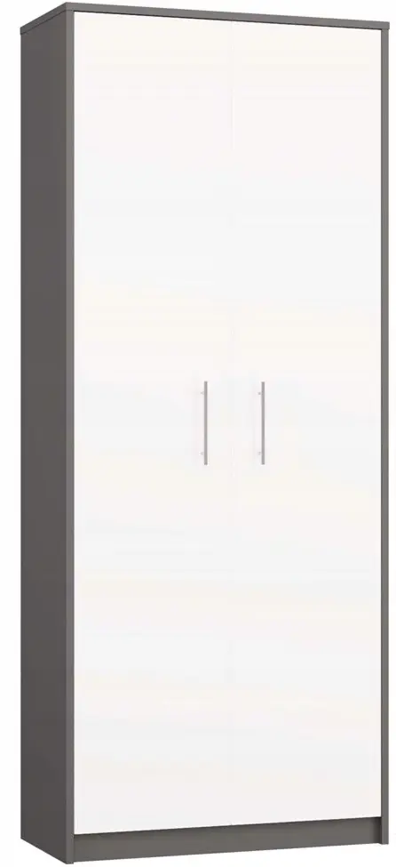 Etajera TopEshop Oliv 2D (Anthracite/White)