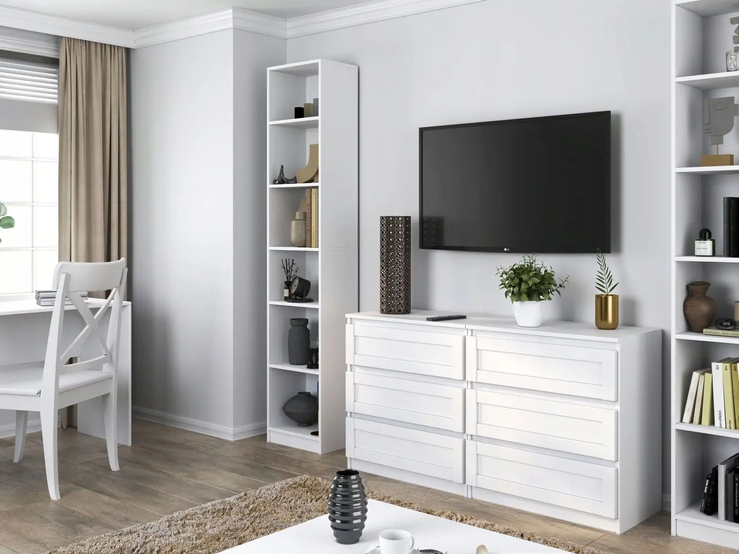 Etajera TopEshop Pafos 40 (White)