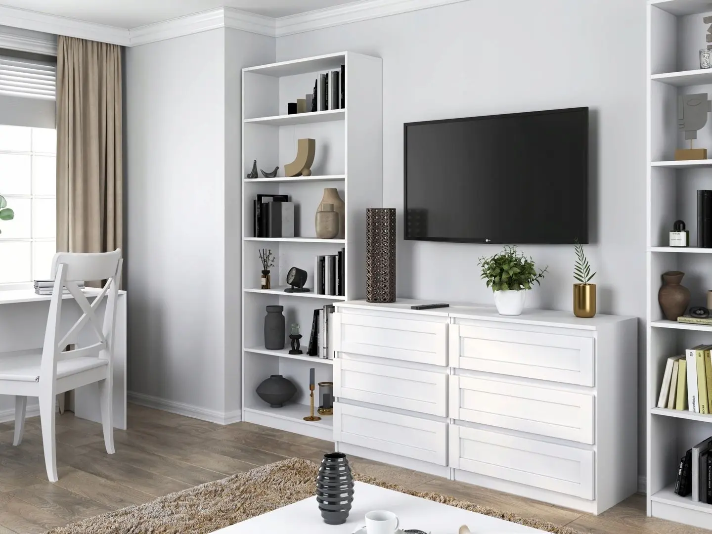 Etajera TopEshop Pafos 80 (White)