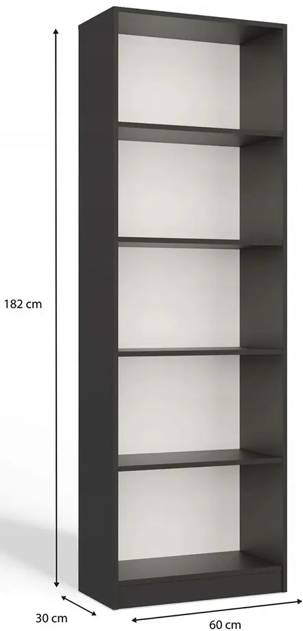 Etajera TopEshop R60 (Anthracite) - 6