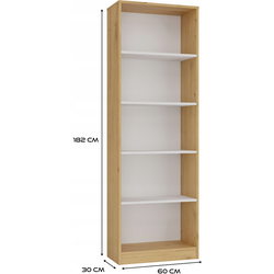 Стеллаж TopEshop R60 (Artisan Oak/White) Thumb