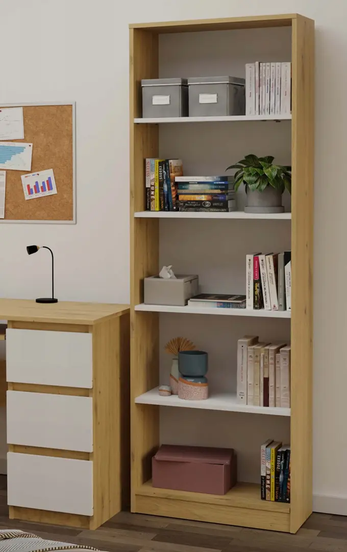 Стеллаж TopEshop R60 (Artisan Oak/White)