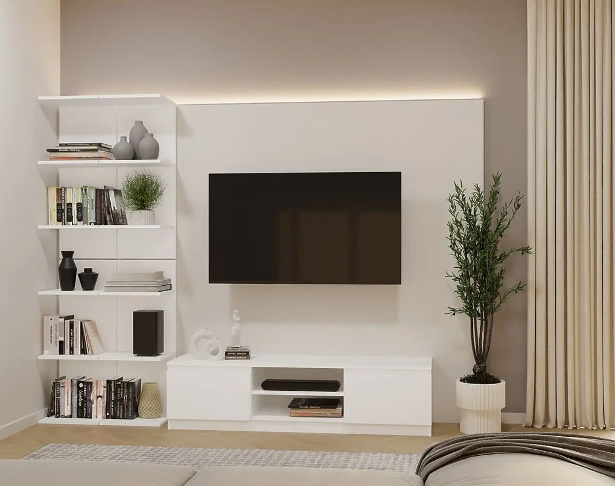 Etajera TopEshop Regal 6P (White) - 3