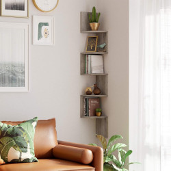 Стеллаж угловой Vasagle LBC020M01 (Greige) Thumb