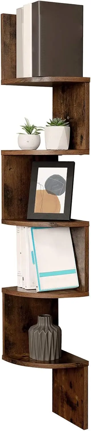 Стеллаж угловой Vasagle LBC20BX (Rustic Brown) - 2