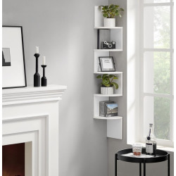 Стеллаж угловой Vasagle LBC20WT (White) Thumb