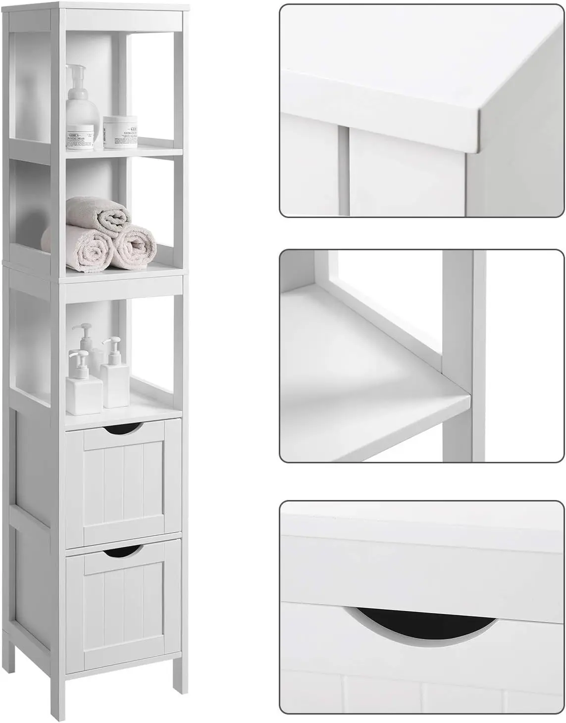 Стеллаж Vasagle BBC66WT (White) - 4