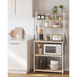 Etajera Vasagle KKS019W09 (Oak/White)