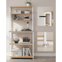 Etajera Vasagle KKS019W09 (Oak/White) Thumb