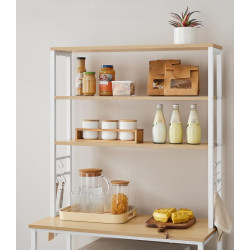 Etajera Vasagle KKS019W09 (Oak/White) Thumb