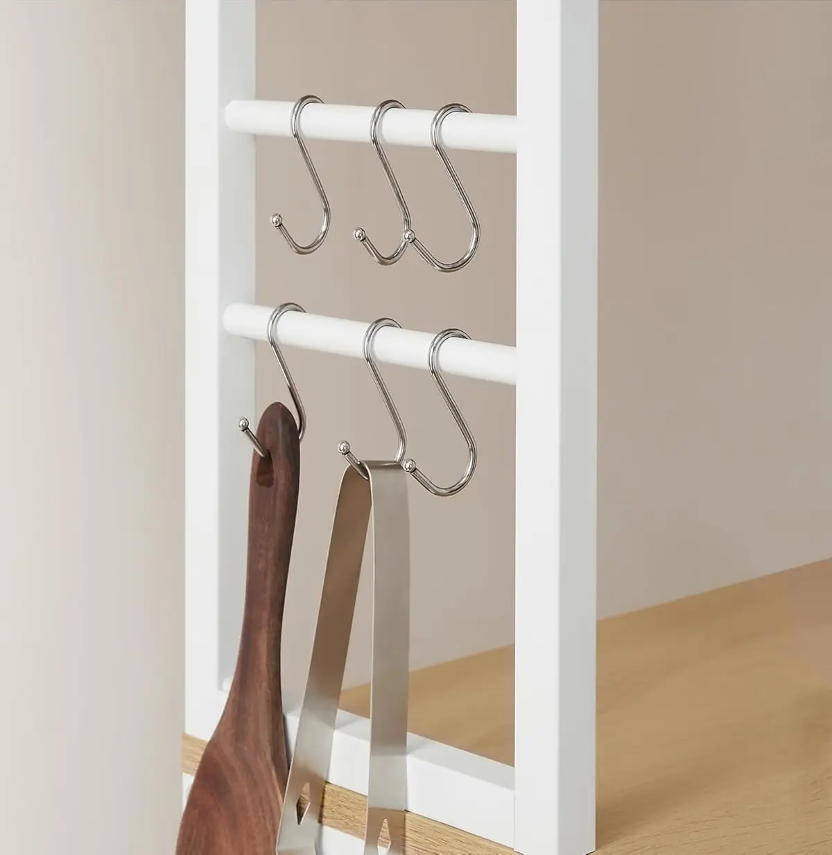 Etajera Vasagle KKS019W09 (Oak/White)